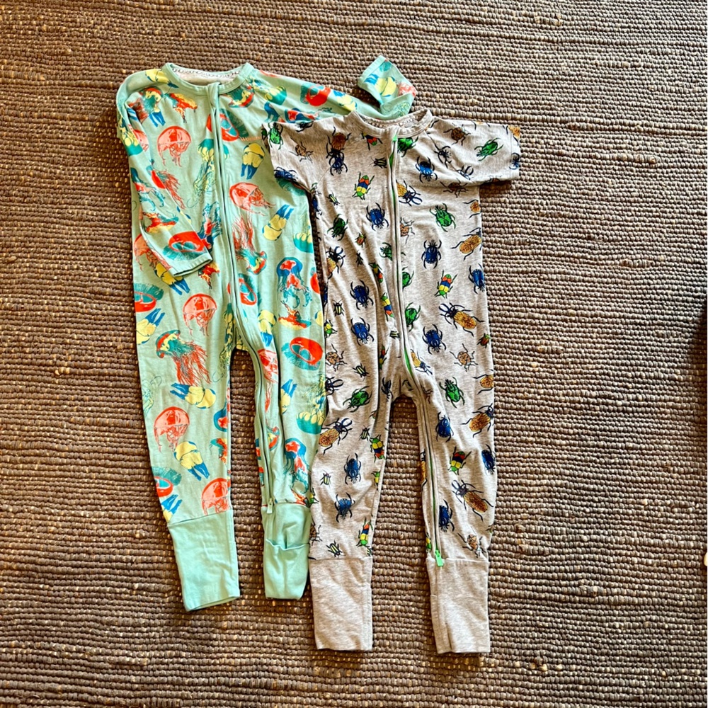 Two wondersuits from bonds —size 3 toddler sized